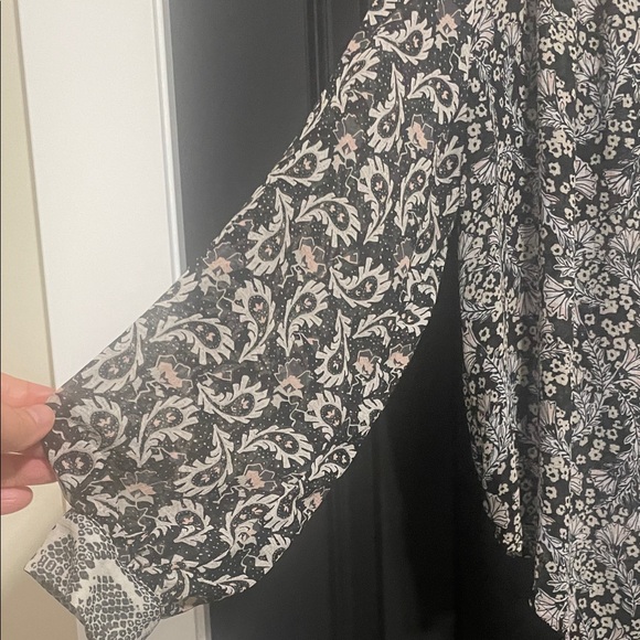 Free People Dani Monochrome Patterned Top - Picture 6 of 8